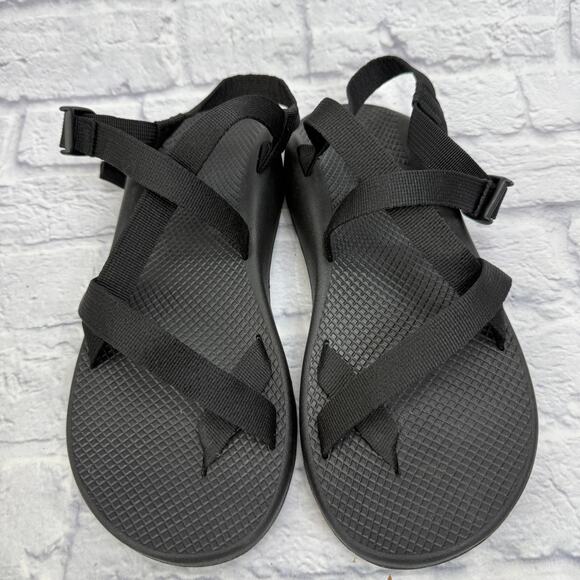 Chaco Z/1 Classic Mens Sandals Size 12 Black Hiking Vibram Sole Outdoors - Picture 3 of 6